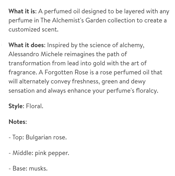 Gucci The Forgotten Rose Oil New & Full Size! - Picture 3 of 9